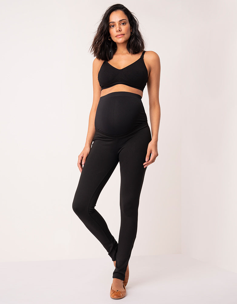 Black Over Bump Maternity Treggings – The Boutique Affair Maternity