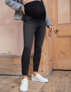 Organic Cotton Black Skinny Maternity Jeans