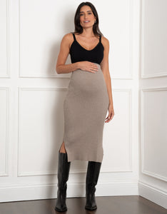 Rib Knit Maternity Co-ord Skirt As low as