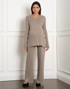 Rib Knit Co-ord Maternity Trouser