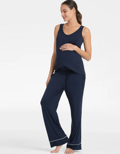 3-Piece Jersey Loungewear Maternity-To-Nursing Set