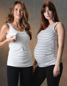 Maternity & Nursing Tops – Twin Pack