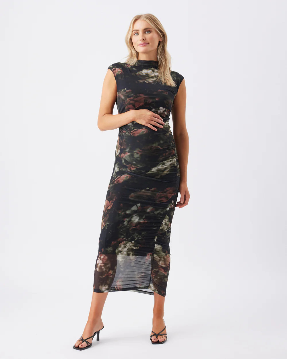 Vella Mesh Dress Black